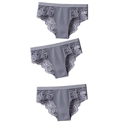 Floral Lace Panty Trio