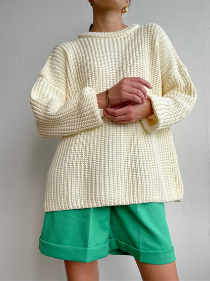 Oversized Thickening Solid Knitwear Tops - GetHolidayReady.co.uk