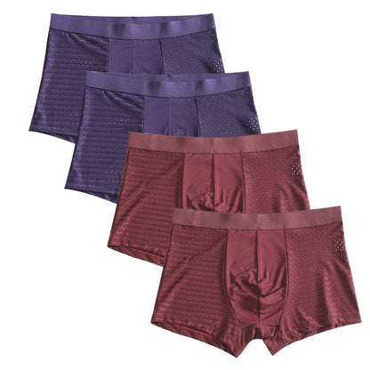 Breathable Bamboo Boxers - 4 Pack