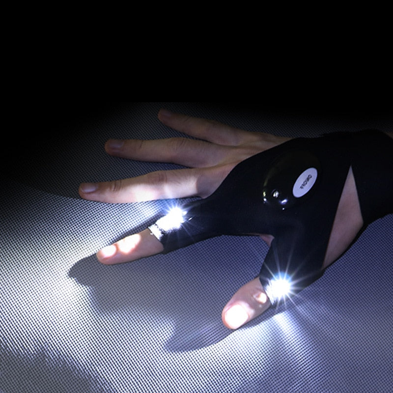 Fingerless Glove LED Flashlight - GetHolidayReady.co.uk