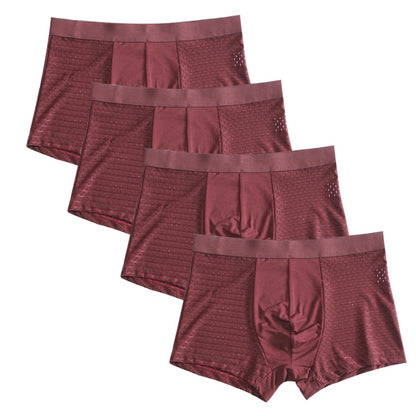 Breathable Bamboo Boxers - 4 Pack