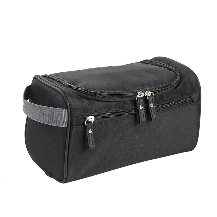 Men Travel Cosmetic Bag Functional Hanging Zipper Makeup Case Necessaries Organizer Storage Pouch Toiletry Make Up Wash Bag