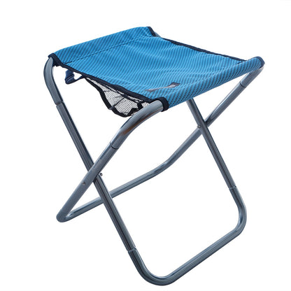 Outdoor Camping Portable Aluminum Alloy Folding Stool - GetHolidayReady.co.uk