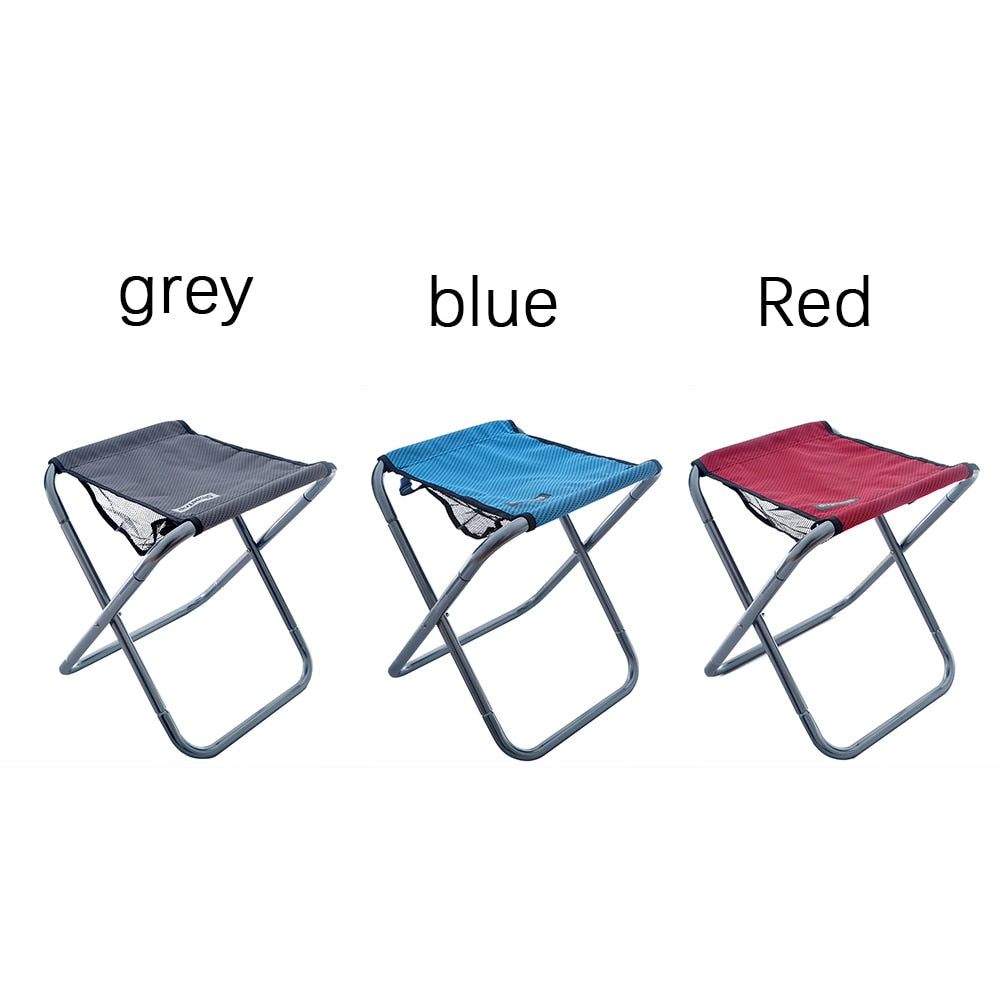 Outdoor Camping Portable Aluminum Alloy Folding Stool - GetHolidayReady.co.uk