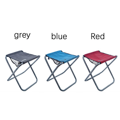 Outdoor Camping Portable Aluminum Alloy Folding Stool - GetHolidayReady.co.uk