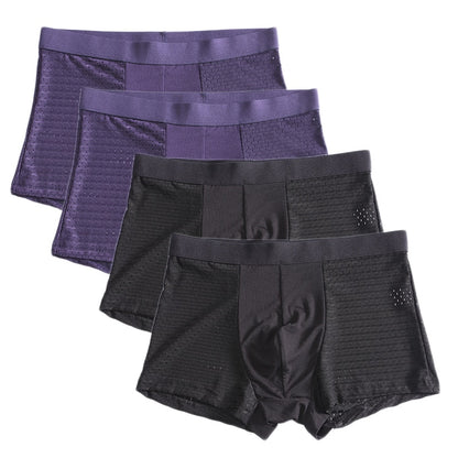 Breathable Bamboo Boxers - 4 Pack