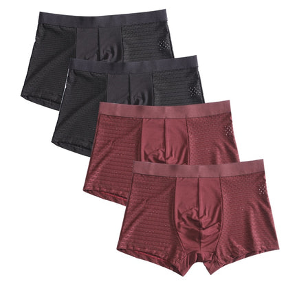 Breathable Bamboo Boxers - 4 Pack