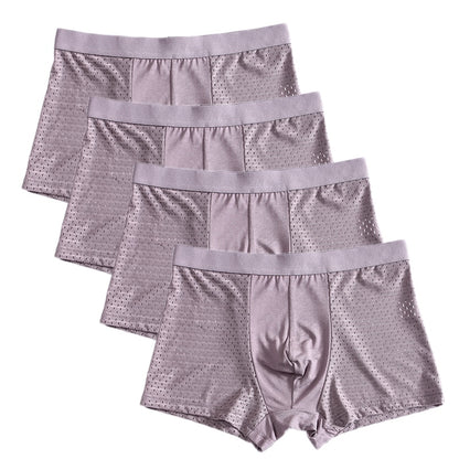 Breathable Bamboo Boxers - 4 Pack