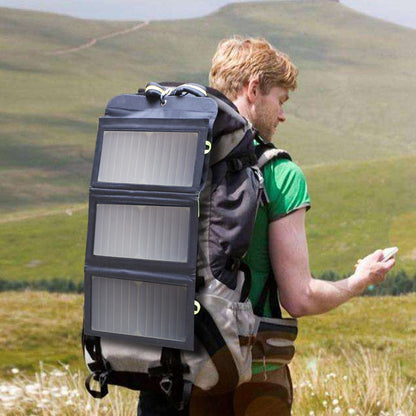 Foldable Portable Solar Panel  Battery Charger - GetHolidayReady.co.uk