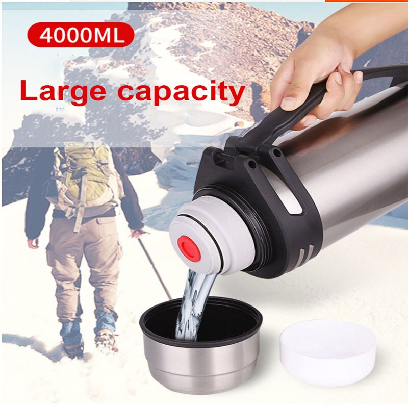 Stainless Steel Insulated Water Thermal Cup With Strap - GetHolidayReady.co.uk