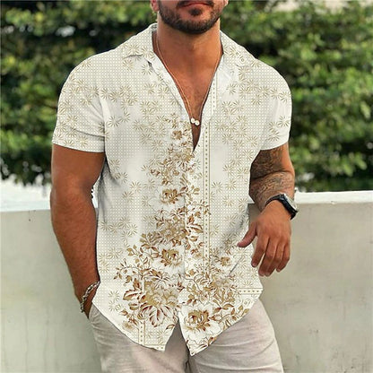 Casual Floral Beach Men's Shirt - GetHolidayReady.co.uk