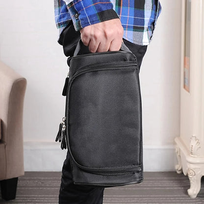 Men Travel Cosmetic Bag Functional Hanging Zipper Makeup Case Necessaries Organizer Storage Pouch Toiletry Make Up Wash Bag