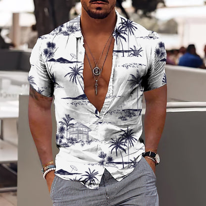 Casual Floral Beach Men's Shirt - GetHolidayReady.co.uk