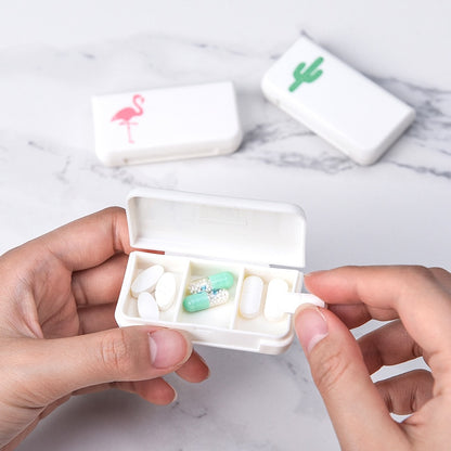 Triple Care: Mini Pill Case & Travel Medicine Box