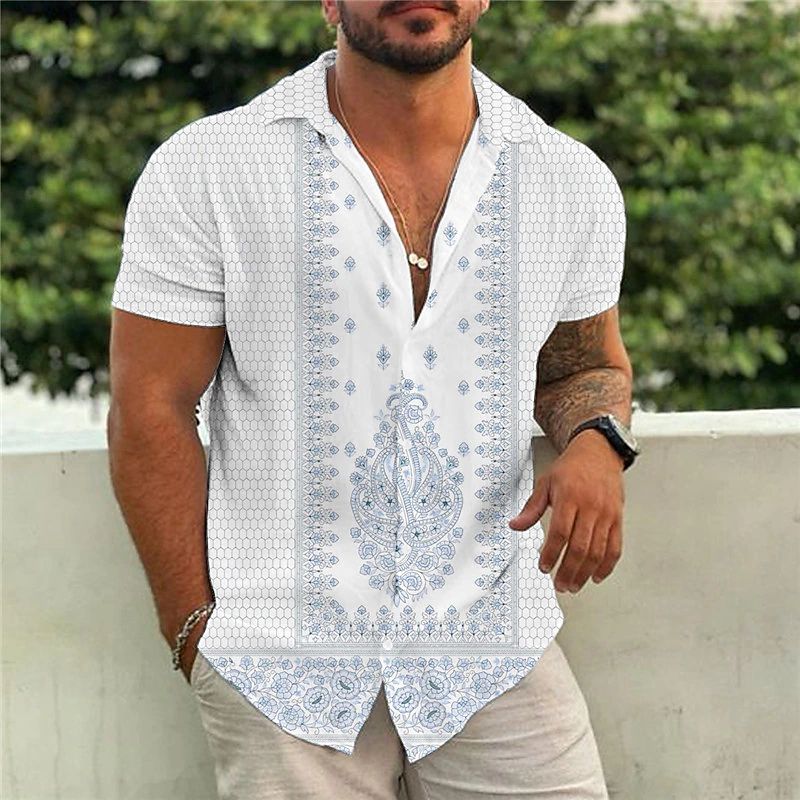 Casual Floral Beach Men's Shirt - GetHolidayReady.co.uk