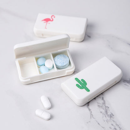 Triple Care: Mini Pill Case & Travel Medicine Box