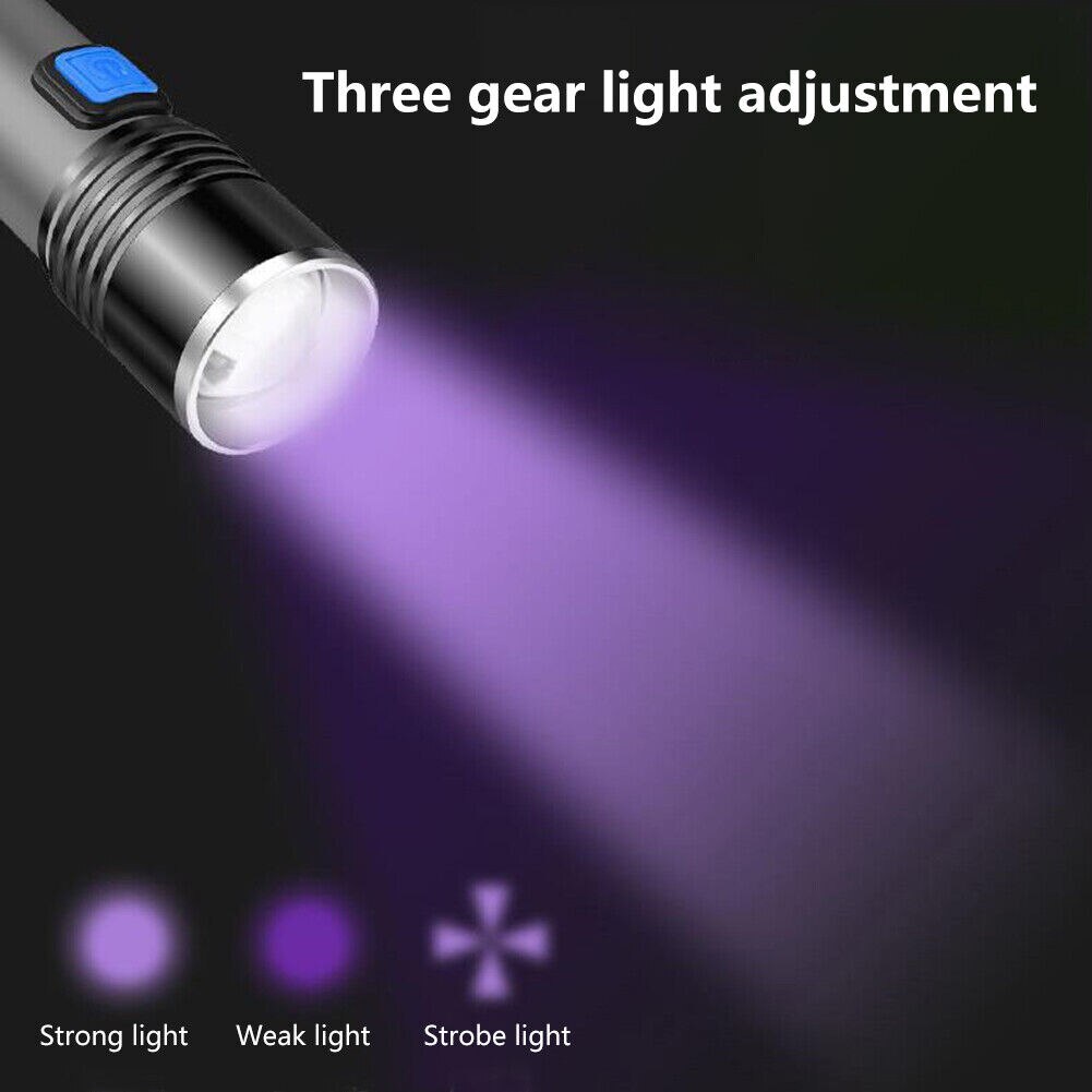 LED UV Ultraviolet Torch - GetHolidayReady.co.uk