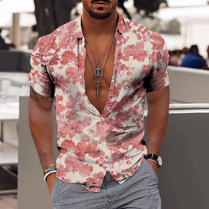 Casual Floral Beach Men's Shirt - GetHolidayReady.co.uk