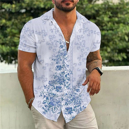 Casual Floral Beach Men's Shirt - GetHolidayReady.co.uk