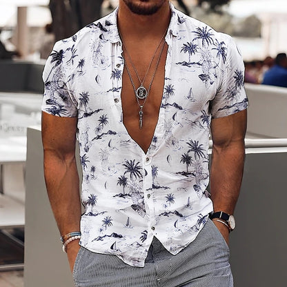 Casual Floral Beach Men's Shirt - GetHolidayReady.co.uk