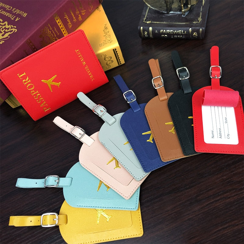 Luggage Tags and Passport Wallets (PU Leather)