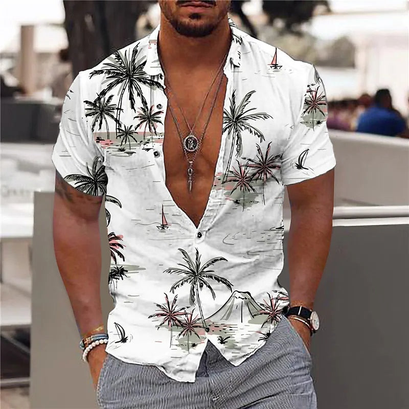 Casual Floral Beach Men's Shirt - GetHolidayReady.co.uk