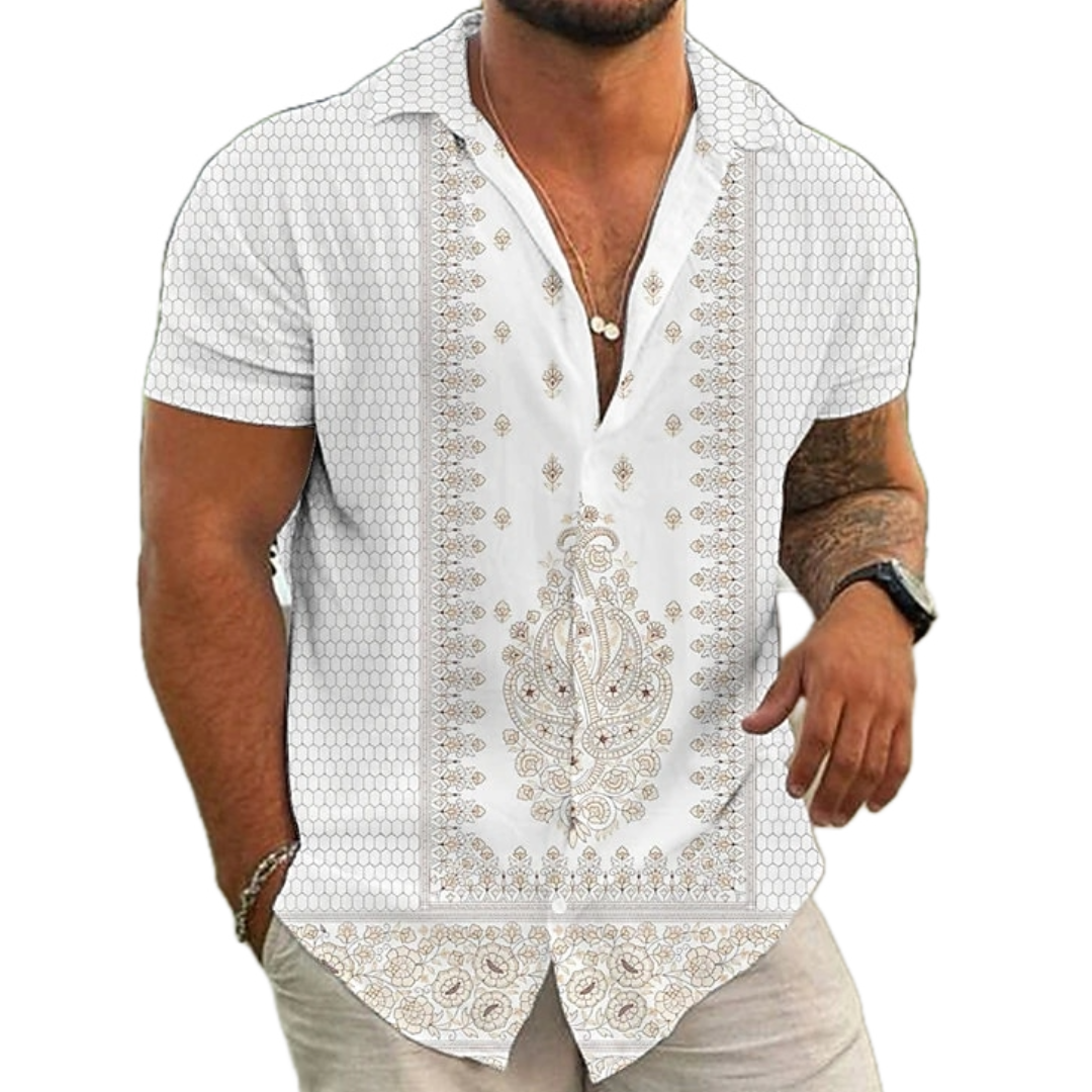 Coastal Breeze Men's Beach Shirt