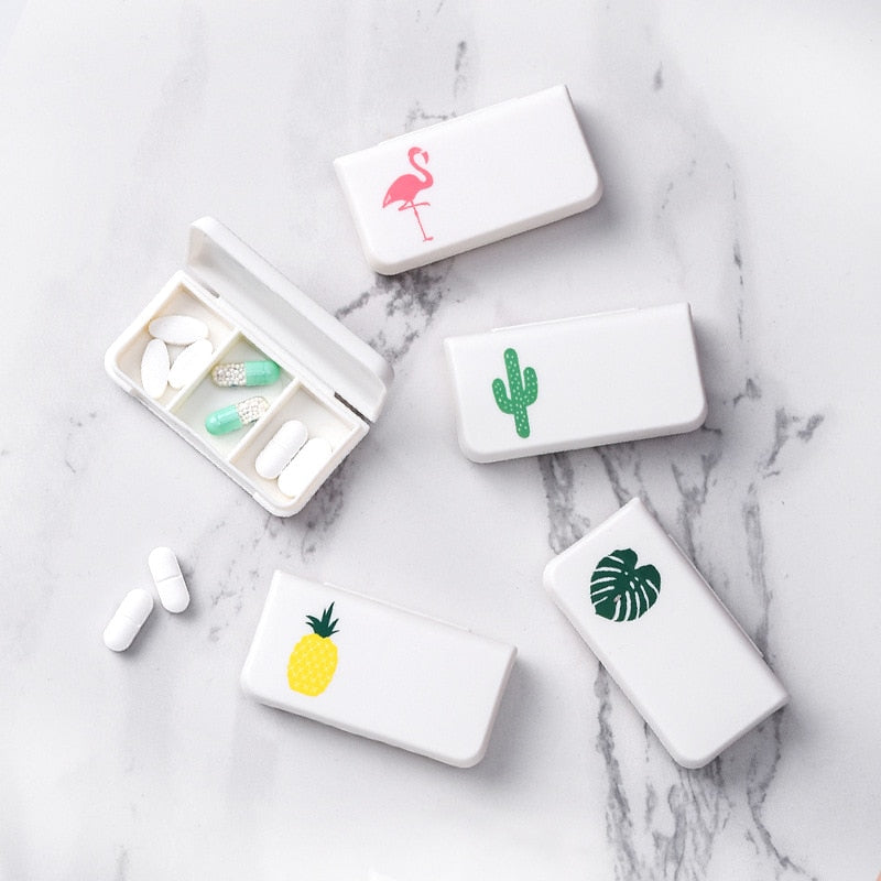 Triple Care: Mini Pill Case & Travel Medicine Box